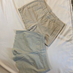 Light blue banana republic shorts and khaki stylus shorts. Both size 2